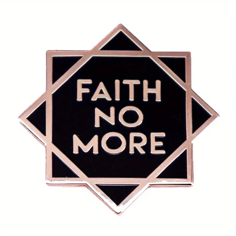 "Faith No More" Band Badge Music Brooch Backpack Lapel Jewelry by Creative Vault Marketplace