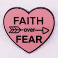 Heartfelt Christian Heart Enamel Pin for Faith and Inspiration by Creative Vault Marketplace