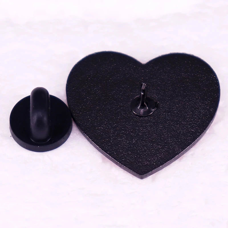 Heartfelt Christian Heart Enamel Pin for Faith and Inspiration by Creative Vault Marketplace