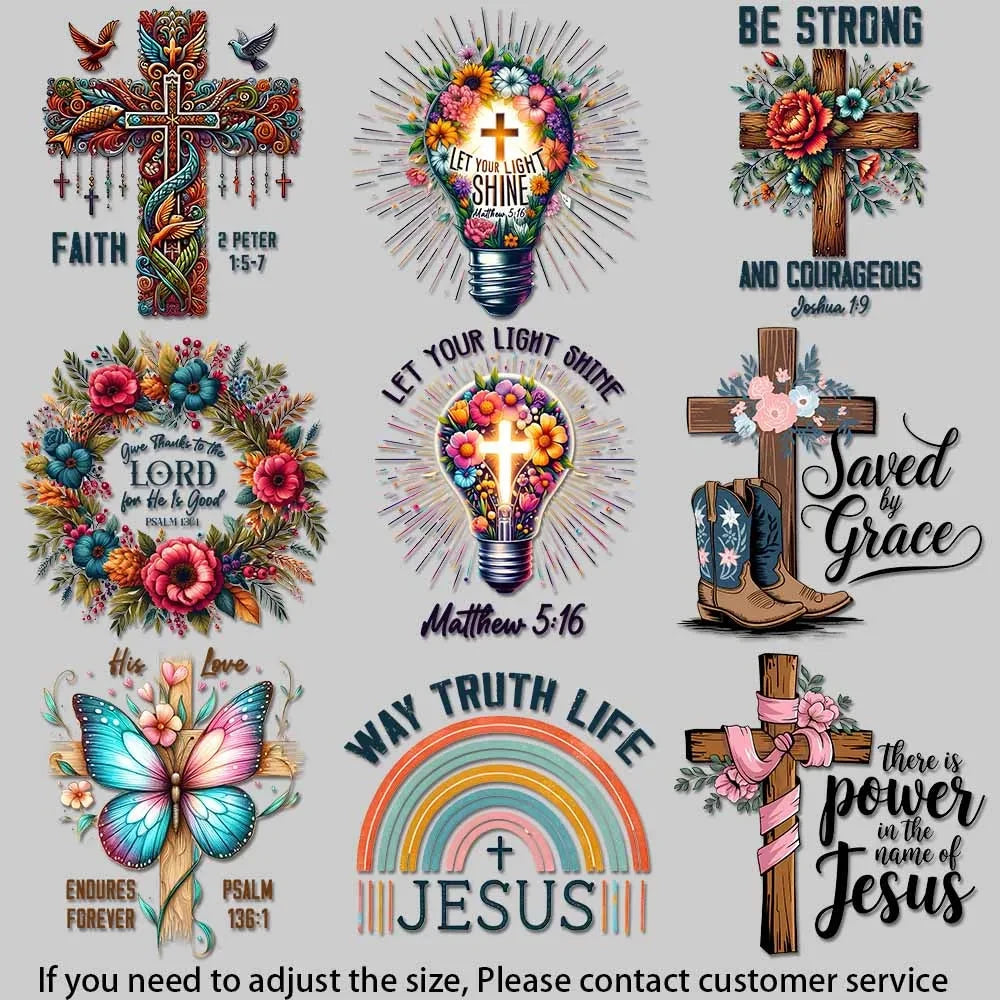 Transform Your Style with Cowboy Cross Iron-On Stickers: Unique DIY Decoration by Creative Vault Marketplace
