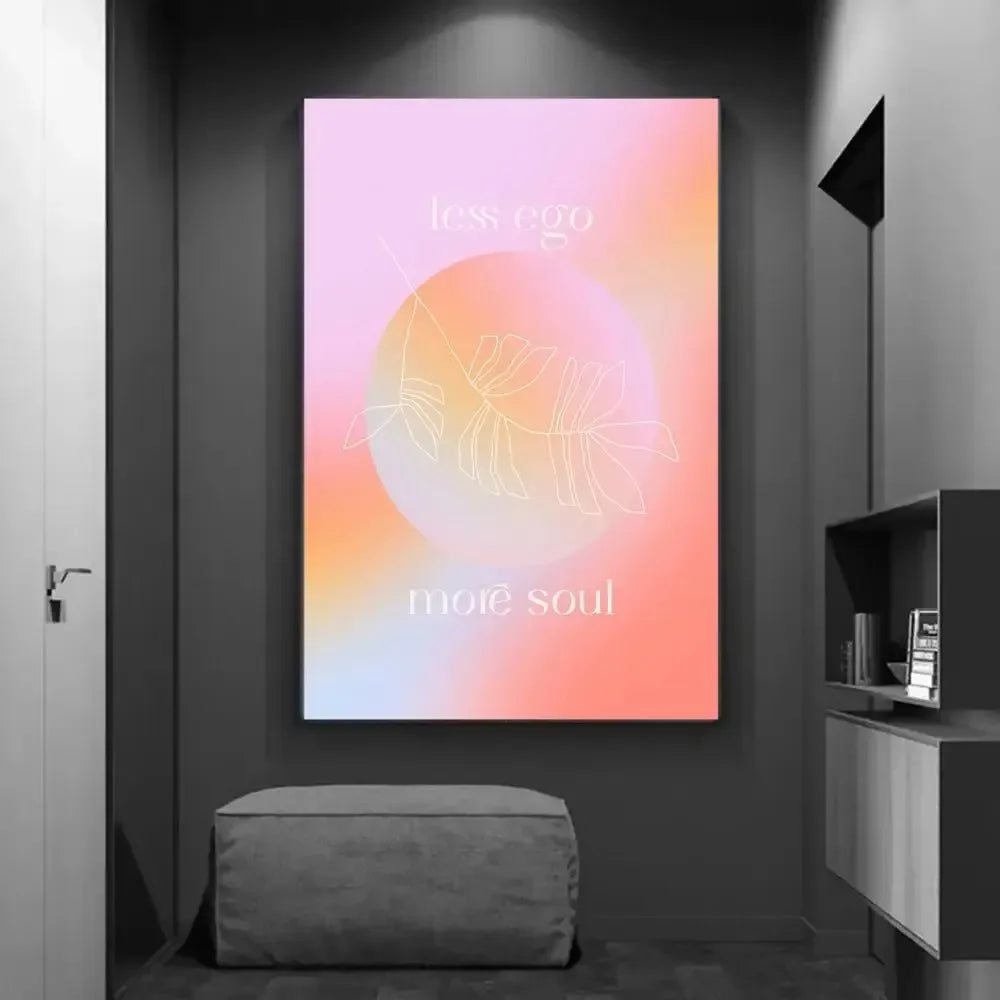 Fashion Retro Wall Art 70s Spiritual Energy Soul Universe HD Canvas Poster Print Living Room Bedroom Home Decor by Creative Vault Marketplace