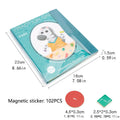 Children Magnetic Fraction Learning Math Toys Fraction Book Set Parish Teaching Aids Arithmetic Learning Educational Toys by Creative Vault Marketplace