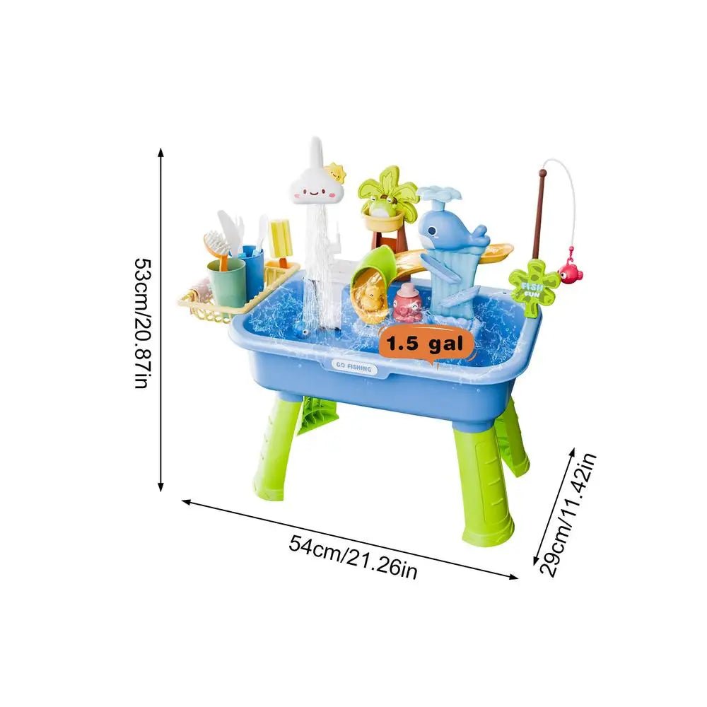 Children's Kitchen Toys Electric Fun Water Play Water Wash Basin Fishing Dishwashing Home Role-Playing Baby Early Education Toys by Creative Vault Marketplace