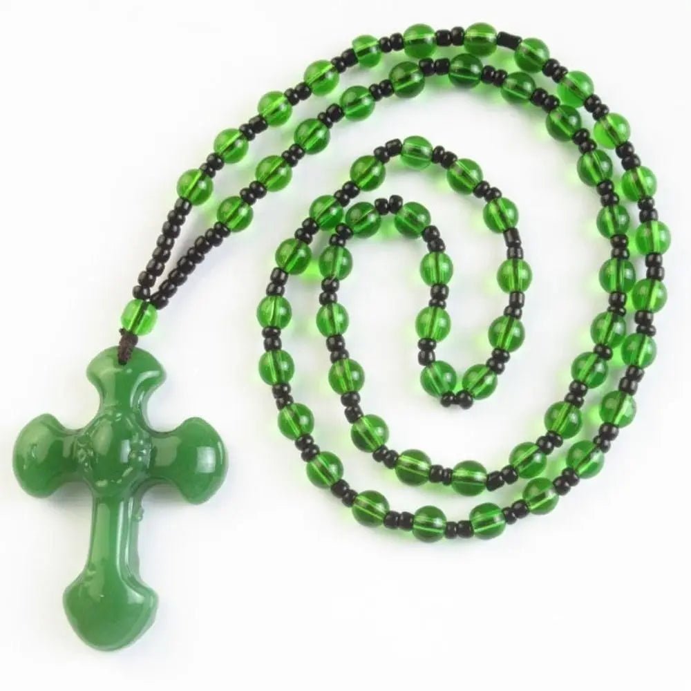 Fashion Making Jewelry Jade Cross Jewelry Accessories Amulet Jewelry Fashion Pendant Classic Religious Style by Creative Vault Marketplace