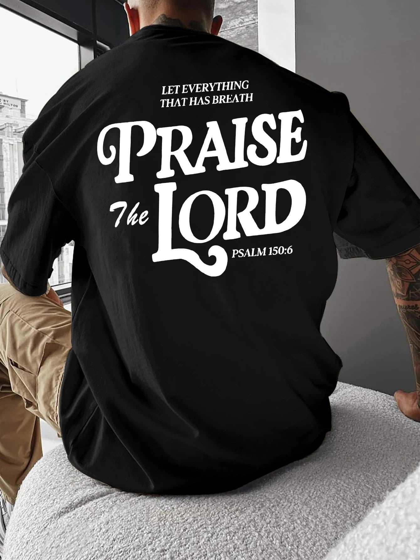 Christian Faith Graphic T-Shirt: Let Everything Praise The Lord by Creative Vault Marketplace