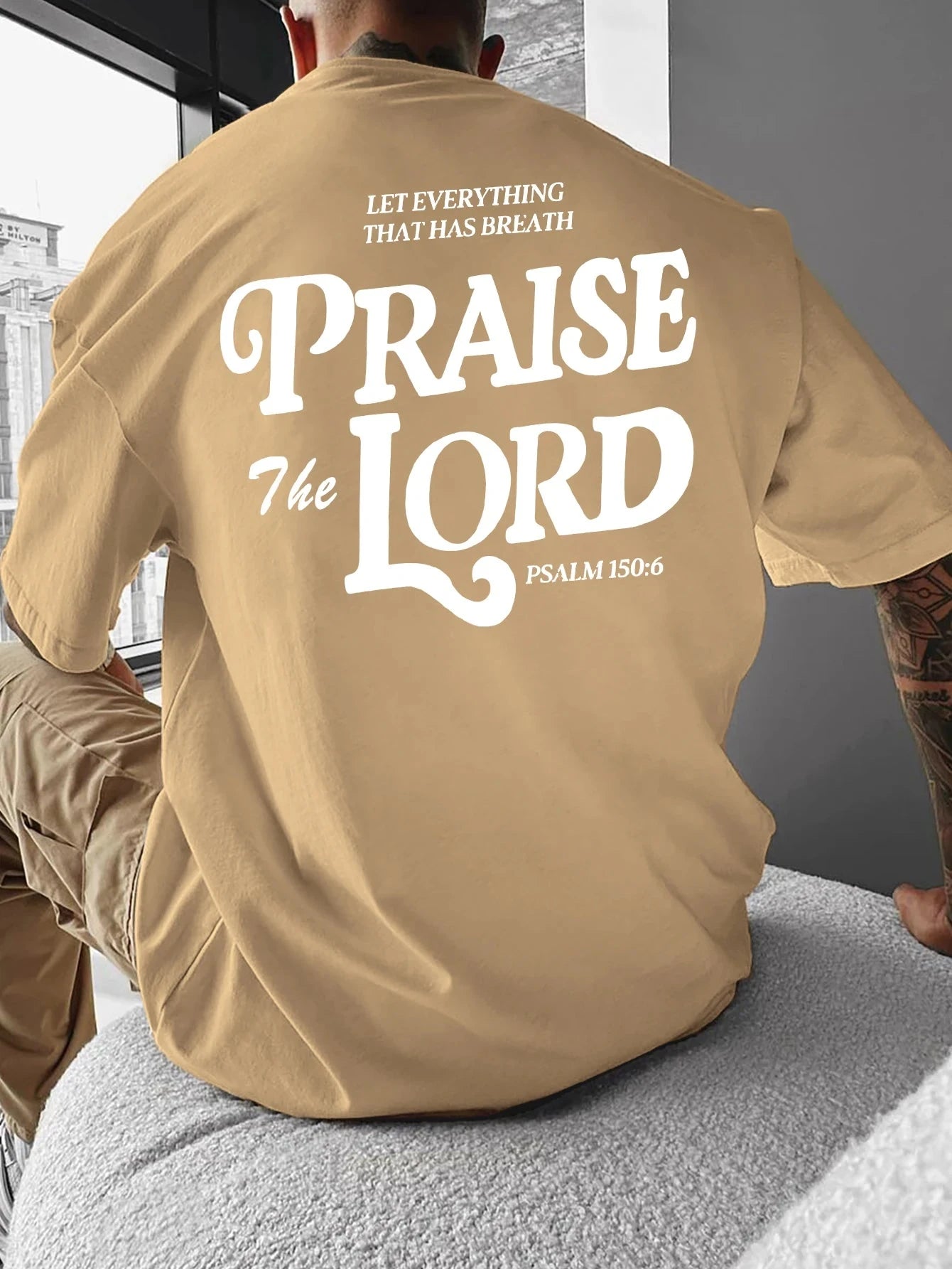 Christian Faith Graphic T-Shirt: Let Everything Praise The Lord by Creative Vault Marketplace