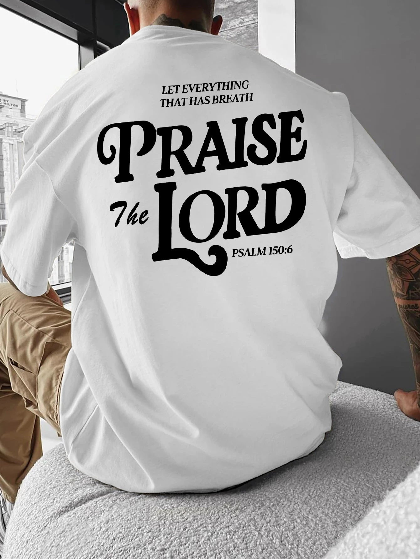 Christian Faith Graphic T-Shirt: Let Everything Praise The Lord by Creative Vault Marketplace