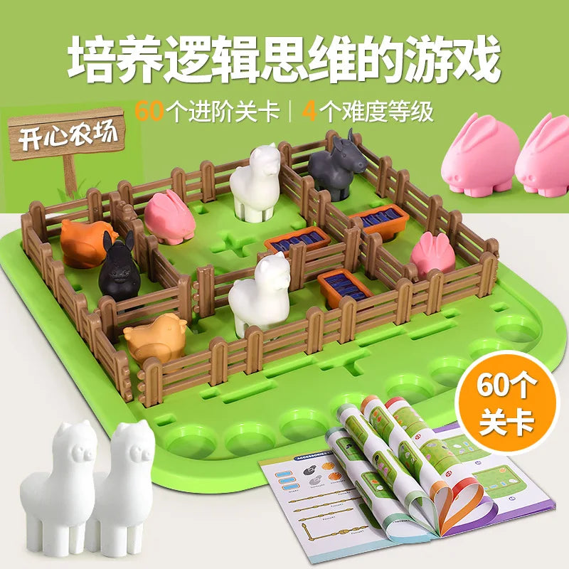Children's Educational Early Learning Parent-Child Smart Farmer Tabletop Game Thinking Logic Training Animal Farm Toys by Creative Vault Marketplace