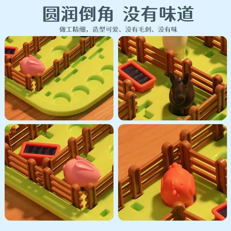 Children's Educational Early Learning Parent-Child Smart Farmer Tabletop Game Thinking Logic Training Animal Farm Toys by Creative Vault Marketplace