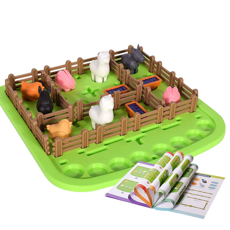 Children's Educational Early Learning Parent-Child Smart Farmer Tabletop Game Thinking Logic Training Animal Farm Toys by Creative Vault Marketplace