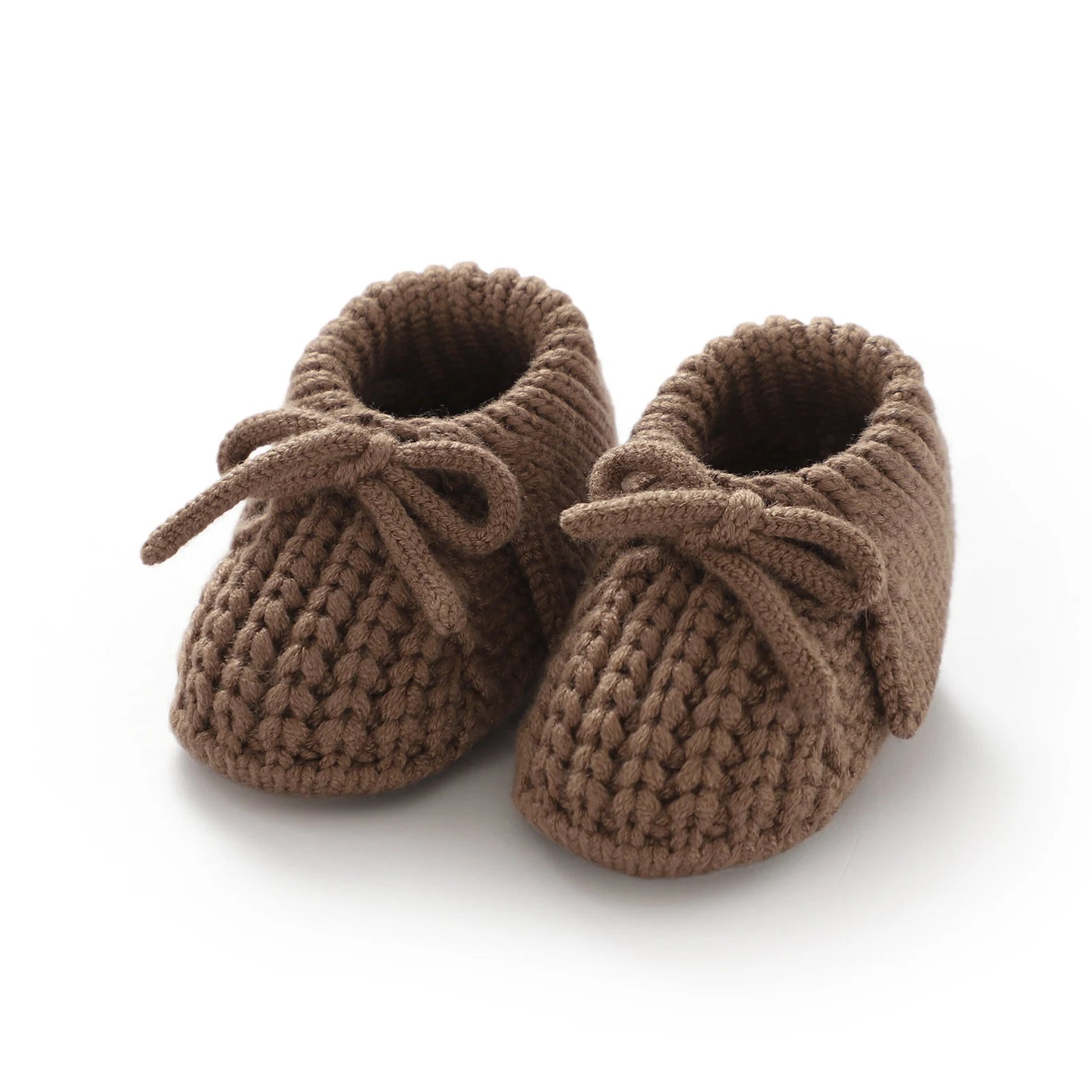 Baby Shoes Knitted Infant Child Bed Footwear 0-18M Cute Turn-down Breathable Newborn Boys Girls Walk Boots Fashion Solid Bandage by Creative Vault Marketplace
