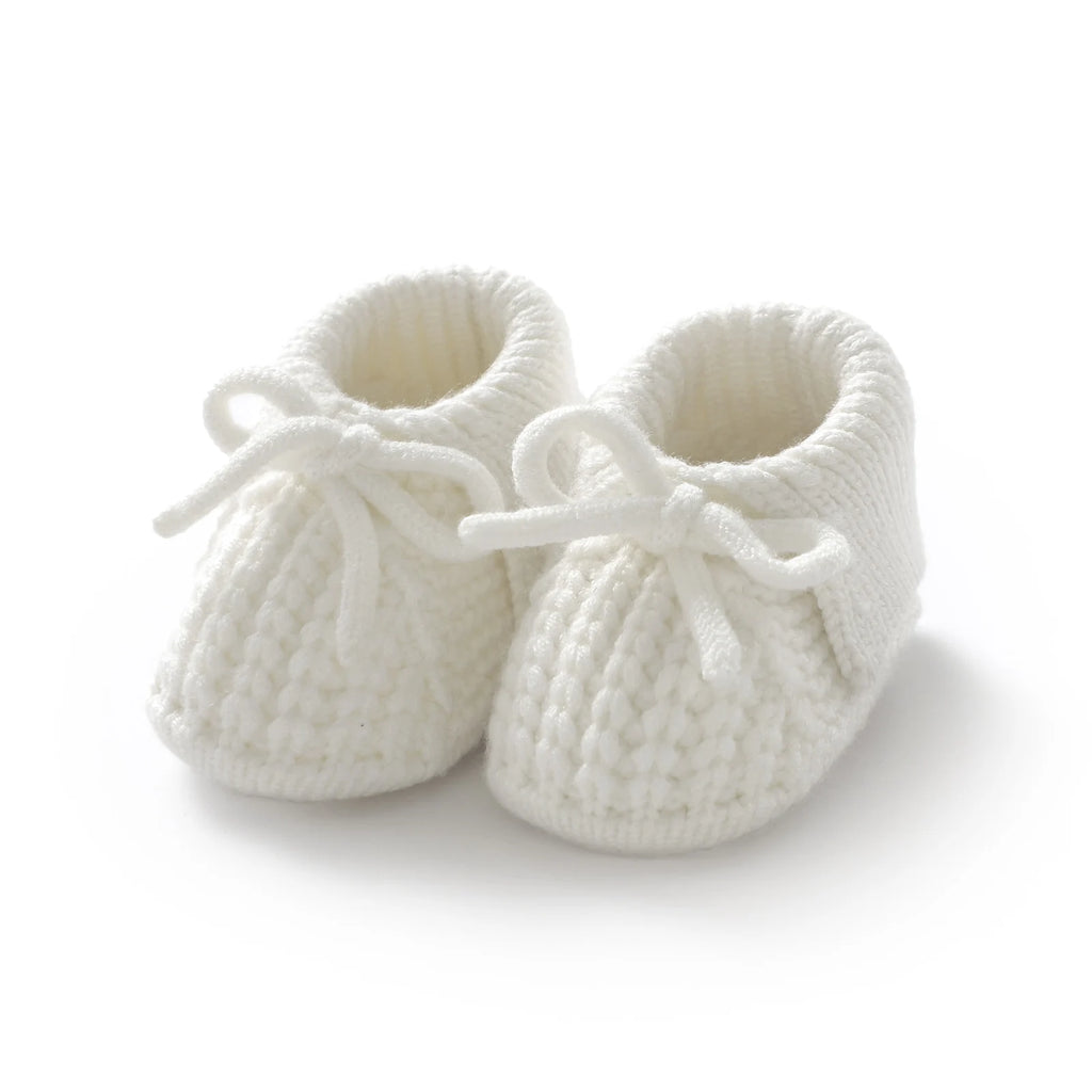 Baby Shoes Knitted Infant Child Bed Footwear 0-18M Cute Turn-down Breathable Newborn Boys Girls Walk Boots Fashion Solid Bandage by Creative Vault Marketplace