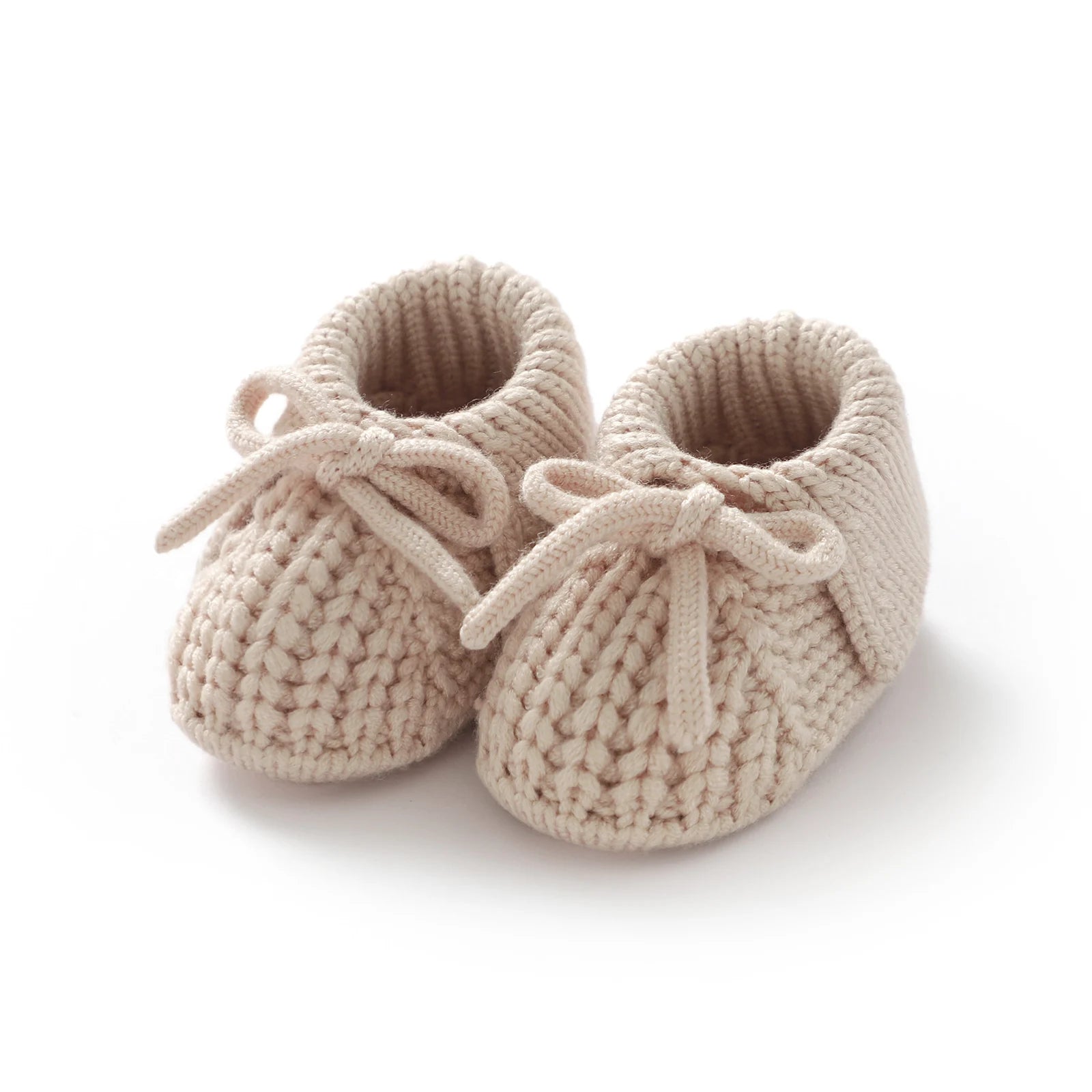 Baby Shoes Knitted Infant Child Bed Footwear 0-18M Cute Turn-down Breathable Newborn Boys Girls Walk Boots Fashion Solid Bandage by Creative Vault Marketplace