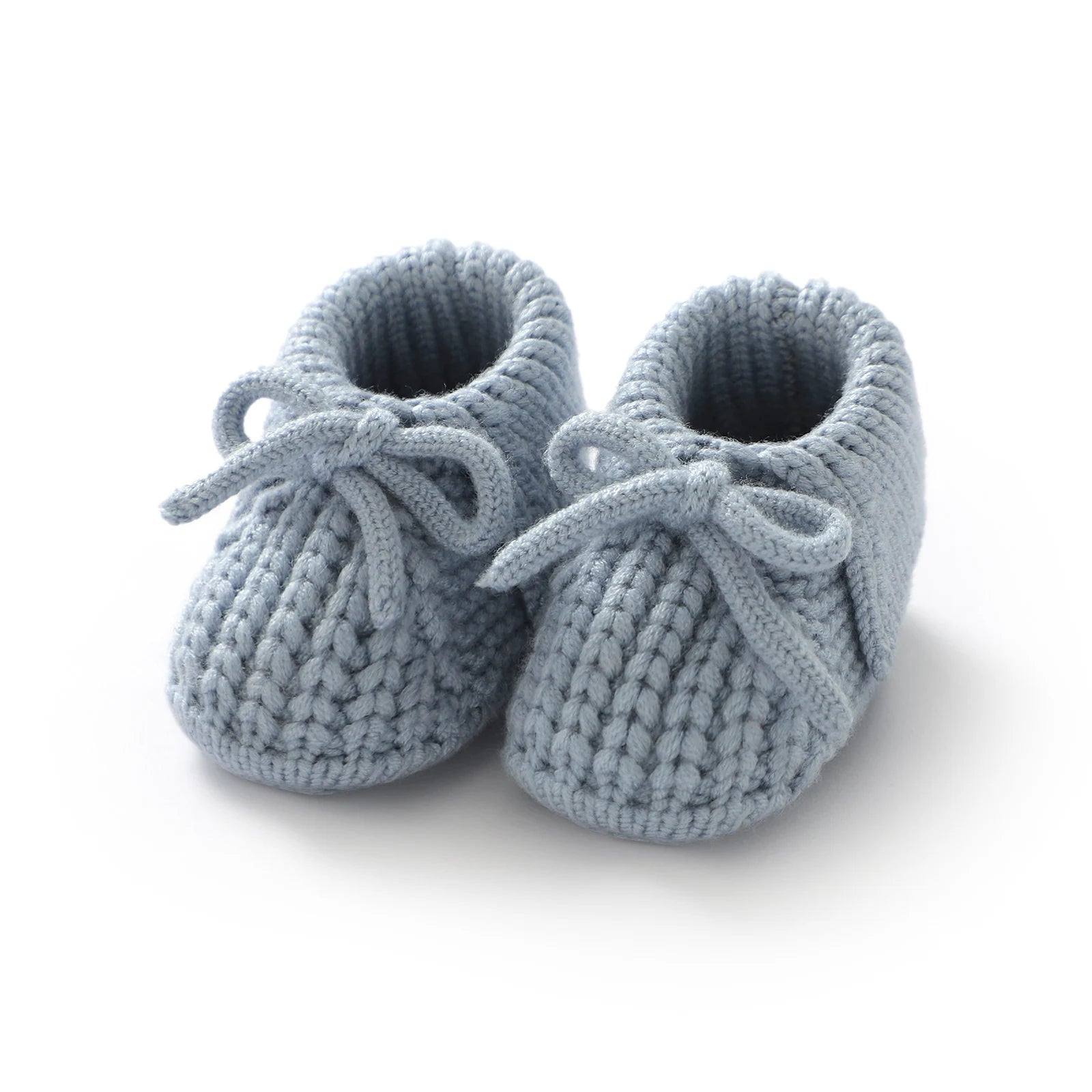 Baby Shoes Knitted Infant Child Bed Footwear 0-18M Cute Turn-down Breathable Newborn Boys Girls Walk Boots Fashion Solid Bandage by Creative Vault Marketplace