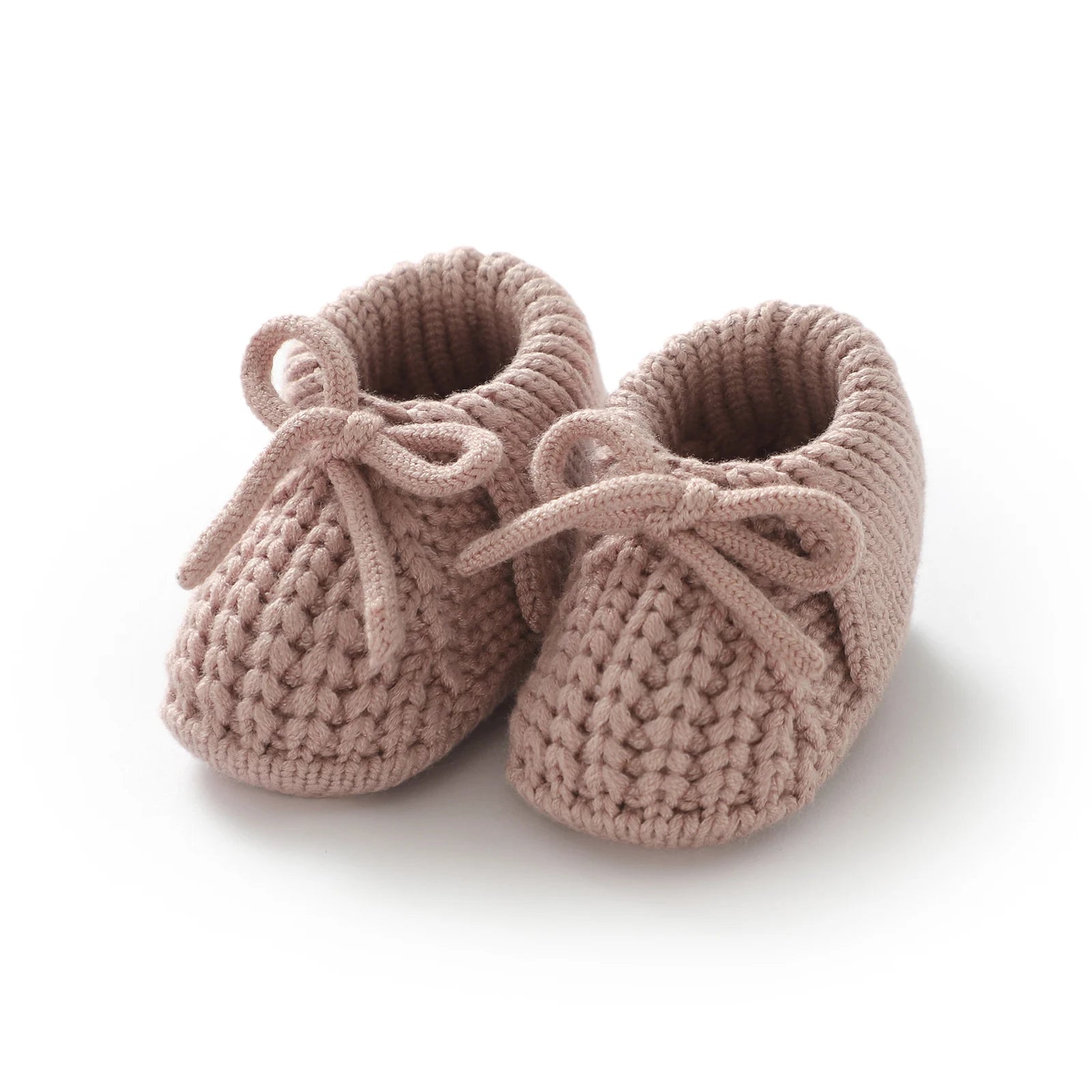 Baby Shoes Knitted Infant Child Bed Footwear 0-18M Cute Turn-down Breathable Newborn Boys Girls Walk Boots Fashion Solid Bandage by Creative Vault Marketplace