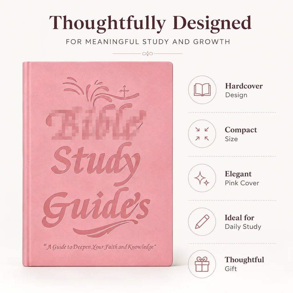 Bible Study Journal Spiral Bound Christian Devotional Notebook Women Faith Prayer Reflection Gift Floral Pink Journal by Creative Vault Marketplace
