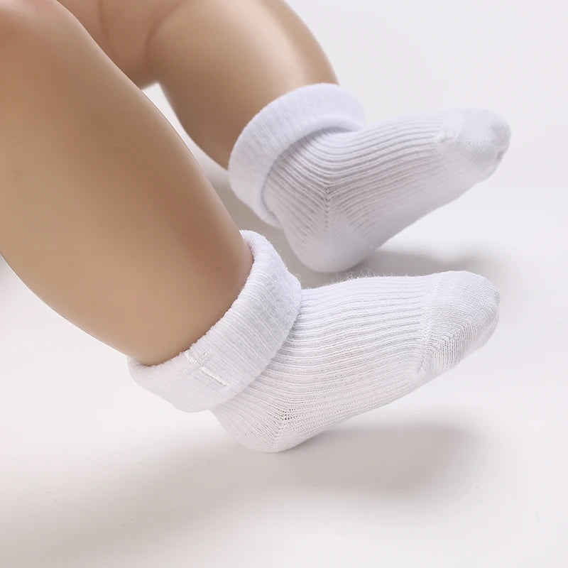 Newborn Baby's First Baptist Shoe: Newborn Boys and Girls' White Baptist Shoes Soft Sole Walking Shoes Size-9CM-10CM by Creative Vault Marketplace