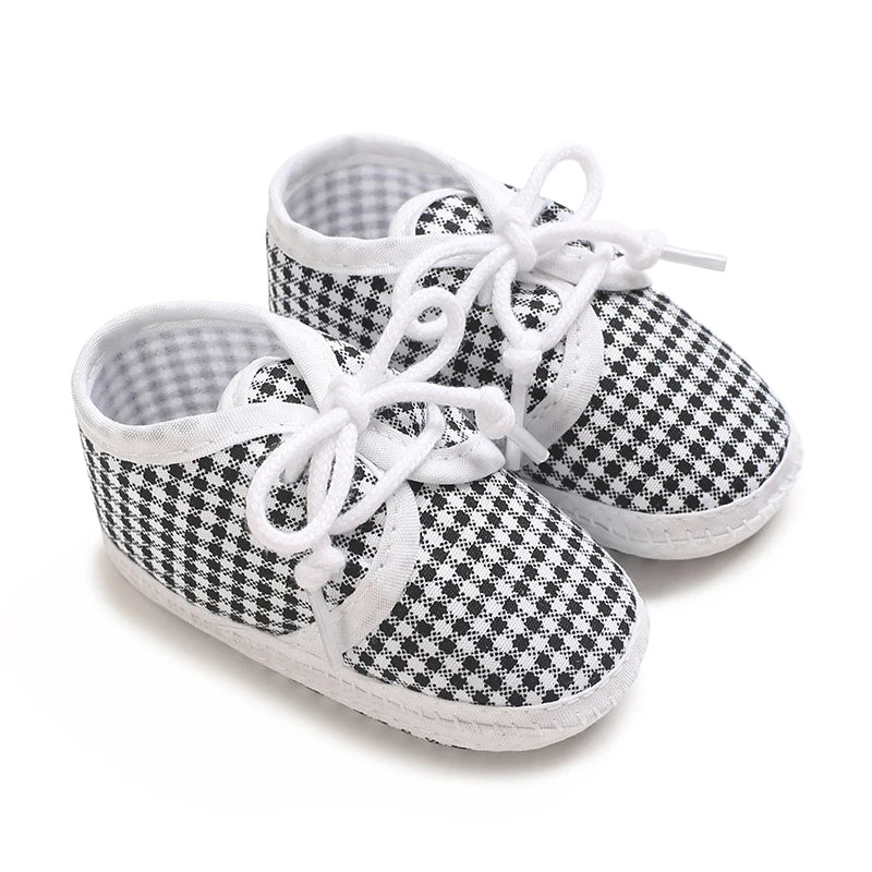 Newborn Baby's First Baptist Shoe: Newborn Boys and Girls' White Baptist Shoes Soft Sole Walking Shoes Size-9CM-10CM by Creative Vault Marketplace