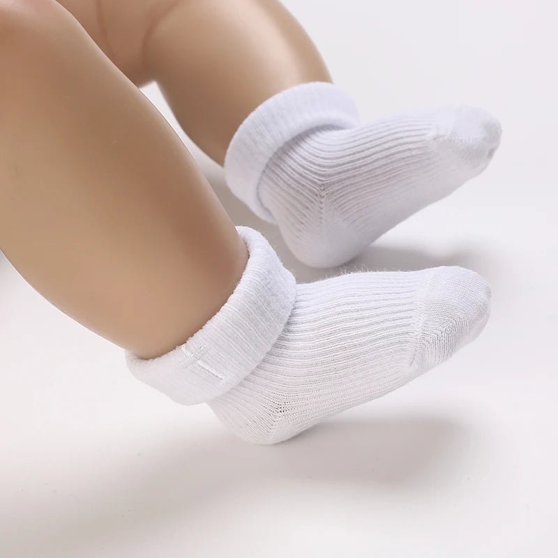 Newborn Baby's First Baptist Shoe: Newborn Boys and Girls' White Baptist Shoes Soft Sole Walking Shoes Size-9CM-10CM by Creative Vault Marketplace