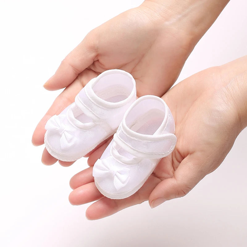 Newborn Baby's First Baptist Shoe: Newborn Boys and Girls' White Baptist Shoes Soft Sole Walking Shoes Multiple Styles-9CM/10CM by Creative Vault Marketplace