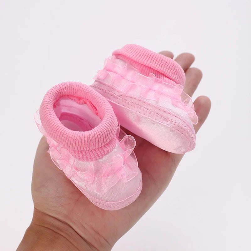 Newborn Baby's First Baptist Shoe: Newborn Boys and Girls' White Baptist Shoes Soft Sole Walking Shoes Multiple Styles-9CM/10CM by Creative Vault Marketplace