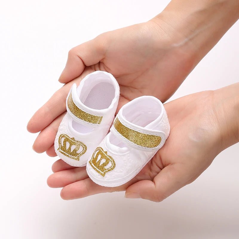 Newborn Baby's First Baptist Shoe: Newborn Boys and Girls' White Baptist Shoes Soft Sole Walking Shoes Multiple Styles-9CM/10CM by Creative Vault Marketplace