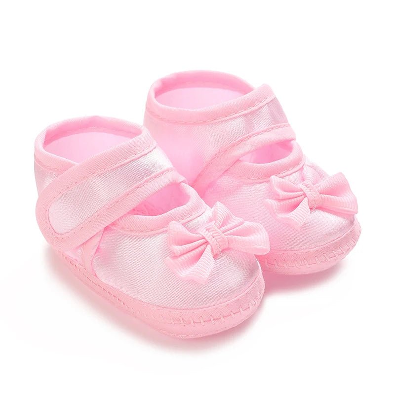 White Baptismal Shoes For Newborn Babies First Pair Of Baptismal Shoes For Newborn Boys And Girls Soft Soled Baby Walking Shoe by Creative Vault Marketplace