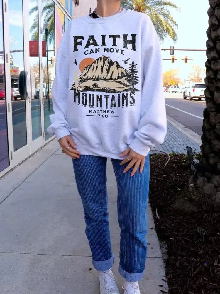 Embrace Your Faith with Our Christian Faith Sweatshirt - Perfect for Every Godly Woman by Creative Vault Marketplace