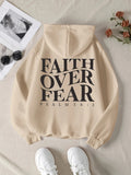 Faith over fear Christian Hoodie Christian hoodie Jesus hoodie Fashion hoodie Bible Verse Men and women can be aesthetic 2024 by Creative Vault Marketplace