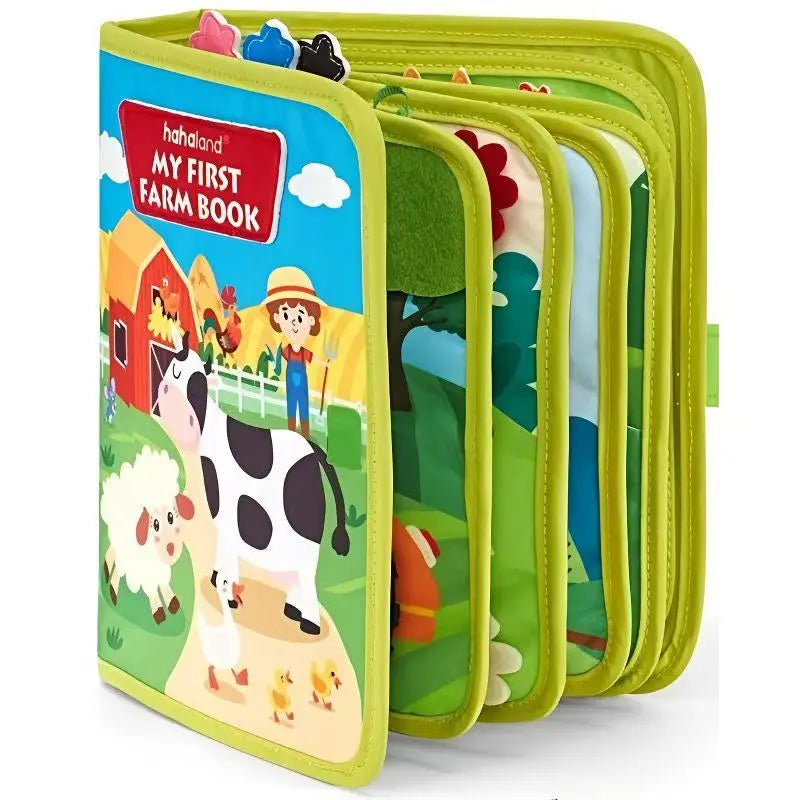 Felt Busy Books Children's Cognitive Educational Enlightenment Unbreakable Felt Books DIY Farm Stories Toy Books by Creative Vault Marketplace