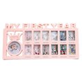 Baby Keepsake Frame 0-12 Months Pictures My First Year Photo Frame Newborn Memory Gifts by Creative Vault Marketplace