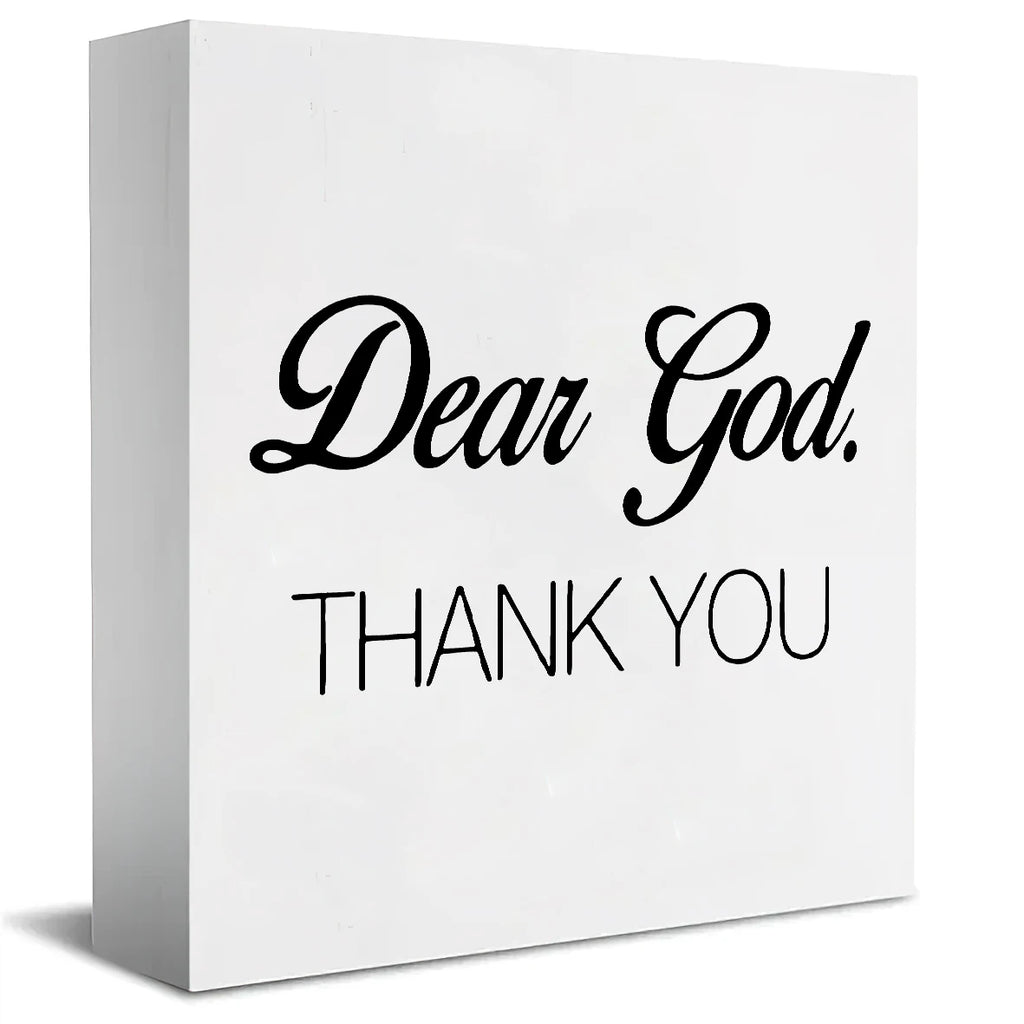 Simple Faith Wooden And wood Sign, "I Have Always Been Grateful To God For Giving You" Sacred Scripture Wall Decoration by Creative Vault Marketplace