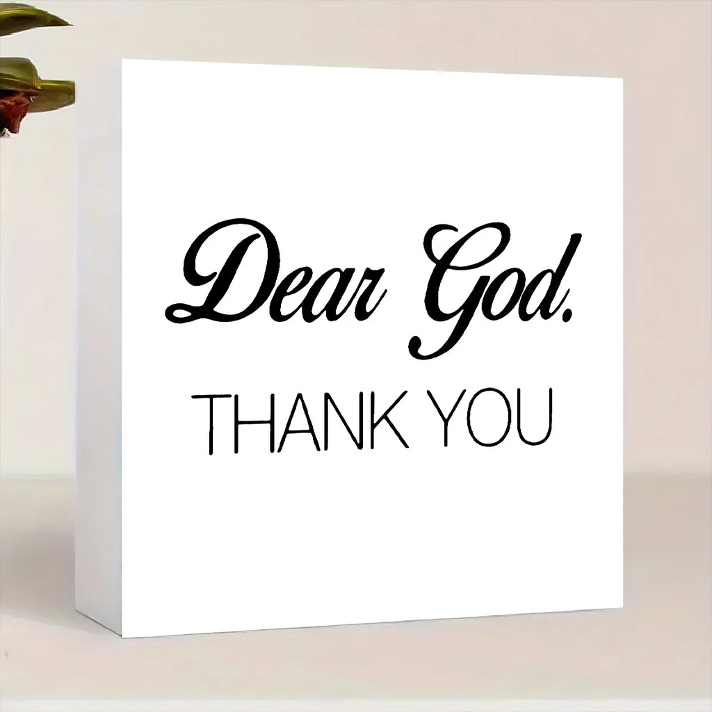 Simple Faith Wooden And wood Sign, "I Have Always Been Grateful To God For Giving You" Sacred Scripture Wall Decoration by Creative Vault Marketplace