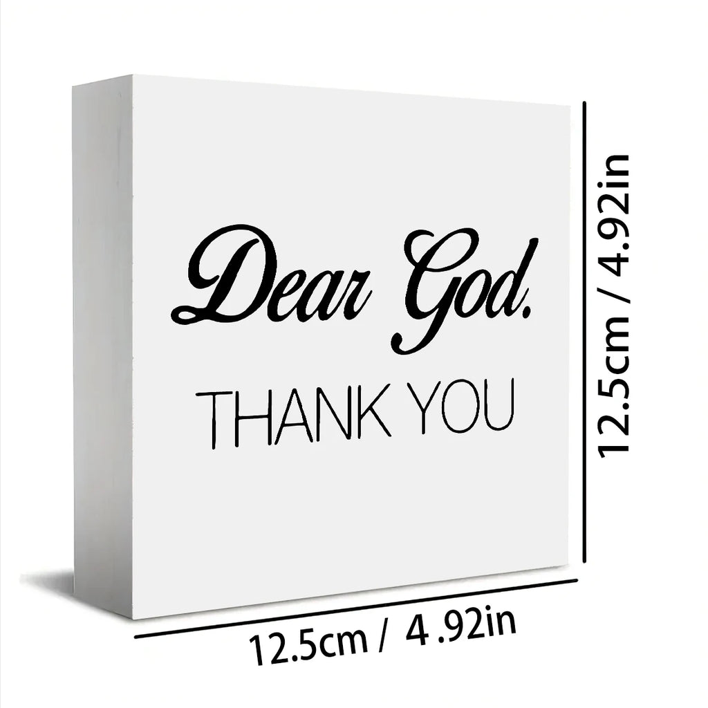 Simple Faith Wooden And wood Sign, "I Have Always Been Grateful To God For Giving You" Sacred Scripture Wall Decoration by Creative Vault Marketplace
