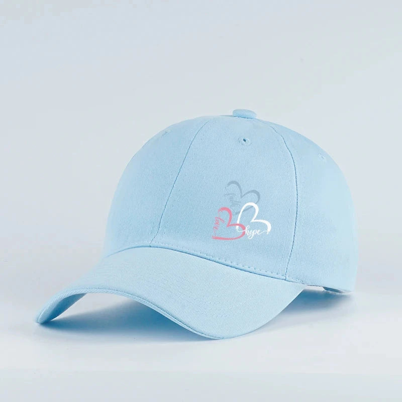 Faith Love Hope Baseball Cap: Stylish Curved Brim Dad Hat for Everyday Wear by Creative Vault Marketplace