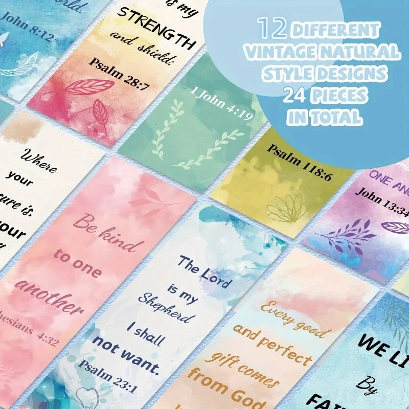 Christian Inspirational Bookmarks: Transform Your Daily Reading with Uplifting Bible Verses by Creative Vault Marketplace