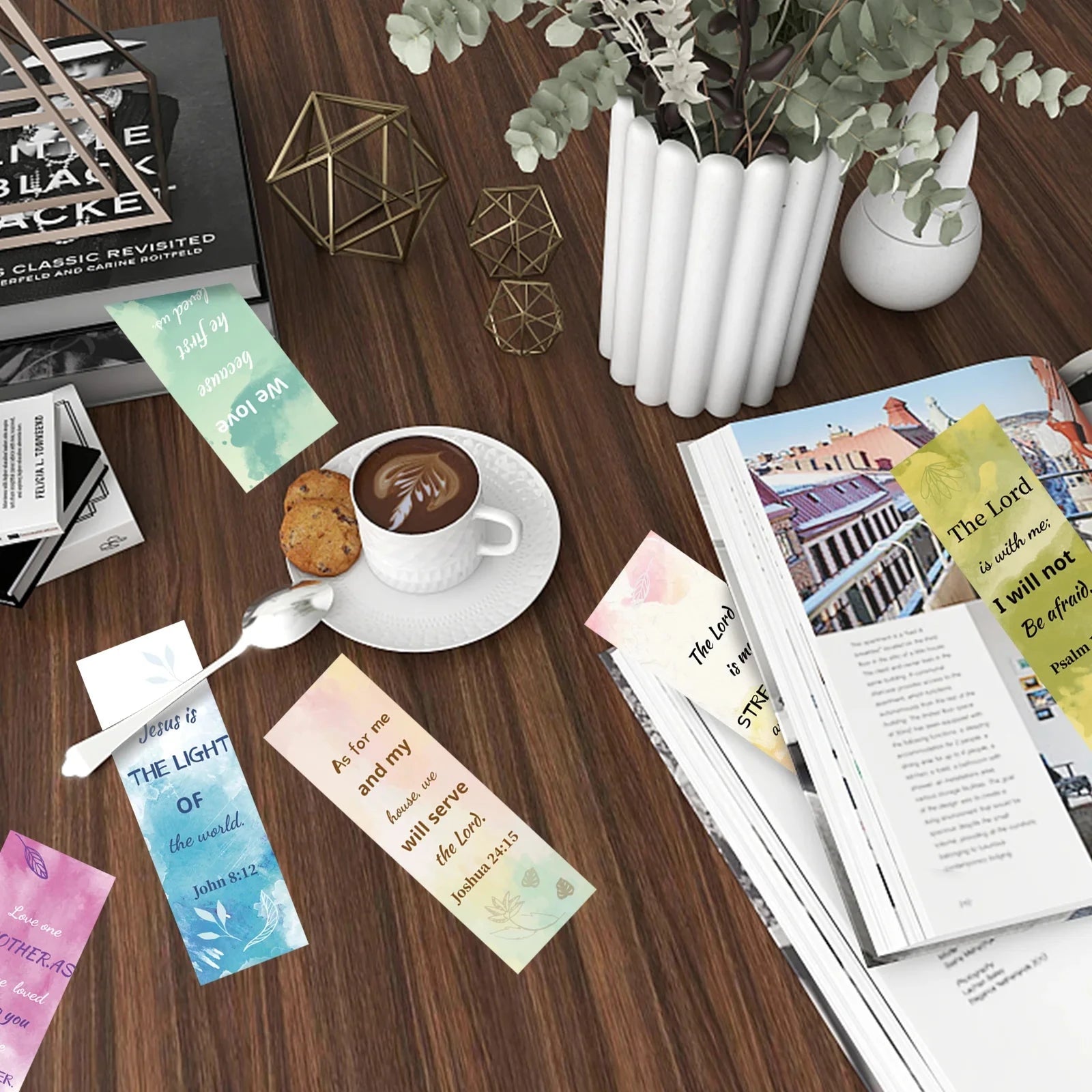 Christian Inspirational Bookmarks: Transform Your Daily Reading with Uplifting Bible Verses by Creative Vault Marketplace