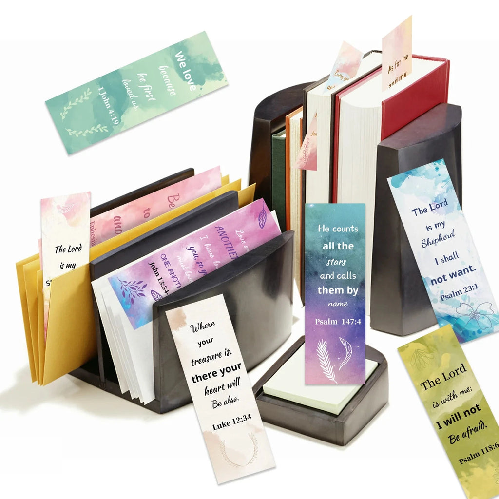 Christian Inspirational Bookmarks: Transform Your Daily Reading with Uplifting Bible Verses by Creative Vault Marketplace