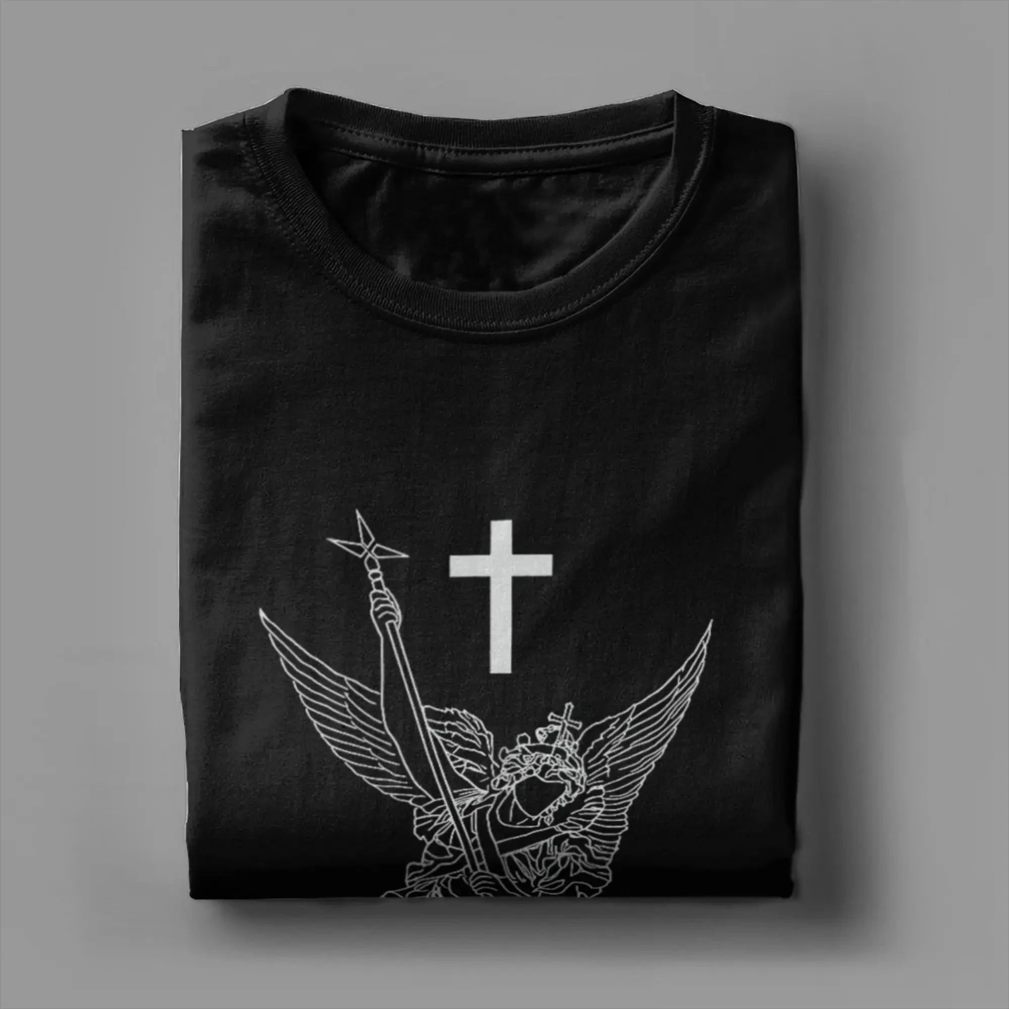 Saint Michael Archangel T-Shirt: Empower Your Spirit with Every Wear by Creative Vault Marketplace