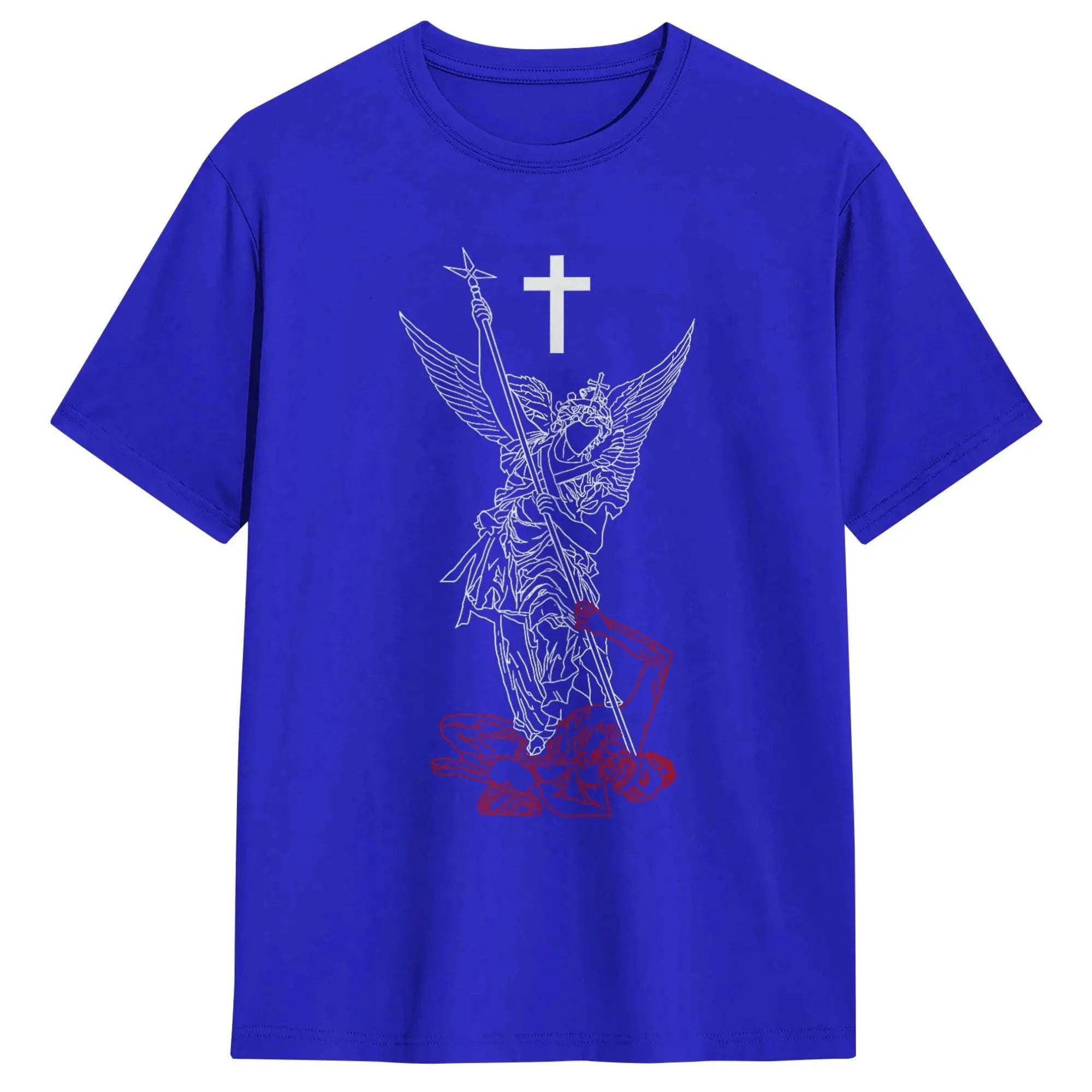 Saint Michael Archangel T-Shirt: Empower Your Spirit with Every Wear by Creative Vault Marketplace