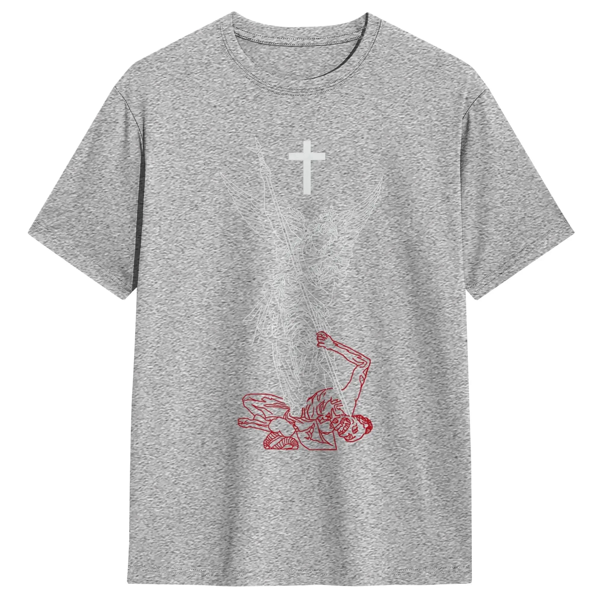 Saint Michael Archangel T-Shirt: Empower Your Spirit with Every Wear by Creative Vault Marketplace