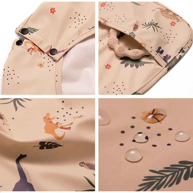 Waterproof Newborn Baby Bibs Children's Painting Smock Bib with Long Sleeves for Boys Girls Easy Clean Feeding Apron Baby Stuff by Creative Vault Marketplace