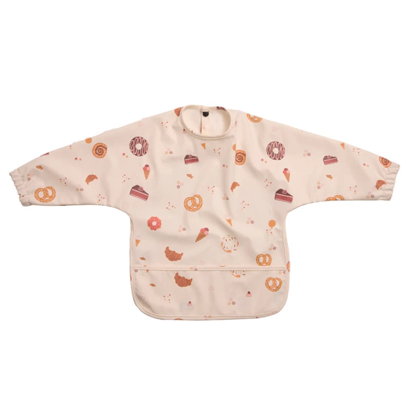 Waterproof Newborn Baby Bibs Children's Painting Smock Bib with Long Sleeves for Boys Girls Easy Clean Feeding Apron Baby Stuff by Creative Vault Marketplace