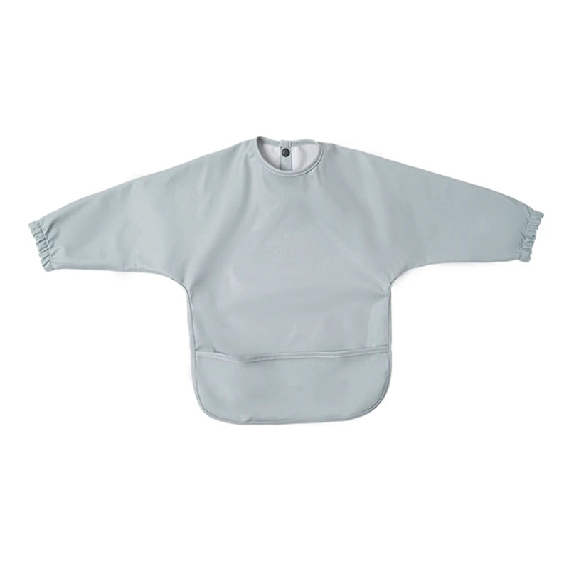 Waterproof Newborn Baby Bibs Children's Painting Smock Bib with Long Sleeves for Boys Girls Easy Clean Feeding Apron Baby Stuff by Creative Vault Marketplace