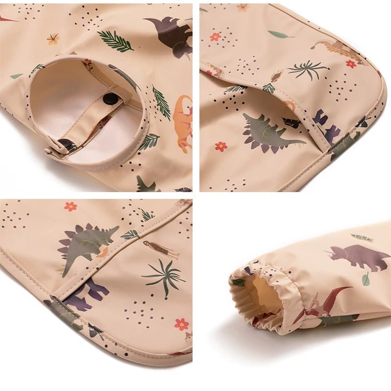 Waterproof Newborn Baby Bibs Children's Painting Smock Bib with Long Sleeves for Boys Girls Easy Clean Feeding Apron Baby Stuff by Creative Vault Marketplace