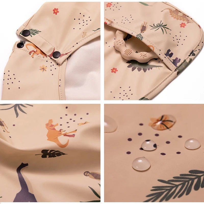 Waterproof Newborn Baby Bibs Children's Painting Smock Bib with Long Sleeves for Boys Girls Easy Clean Feeding Apron Baby Stuff by Creative Vault Marketplace