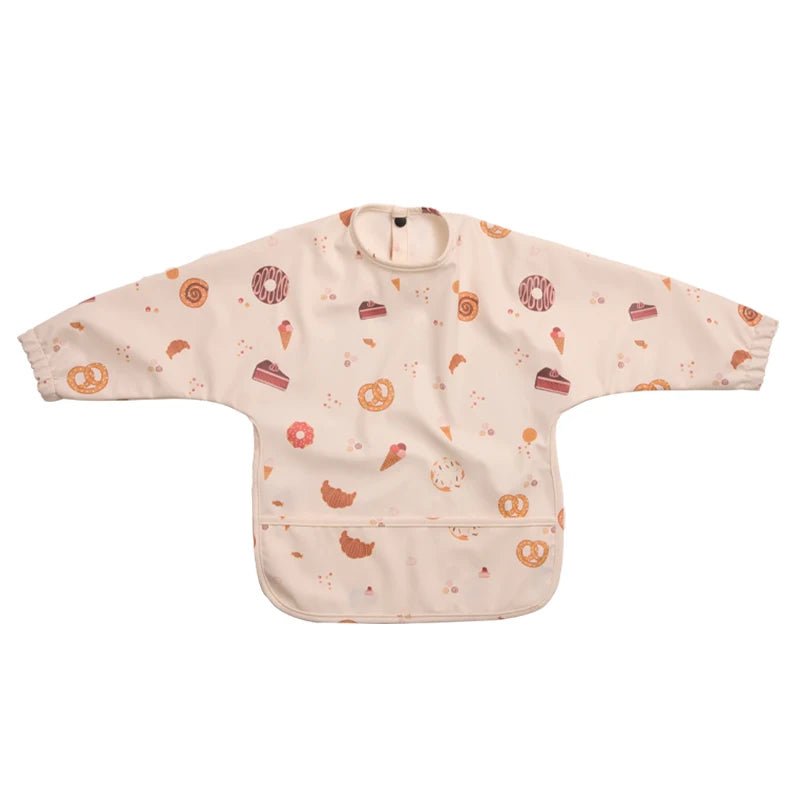 Waterproof Newborn Baby Bibs Children's Painting Smock Bib with Long Sleeves for Boys Girls Easy Clean Feeding Apron Baby Stuff by Creative Vault Marketplace
