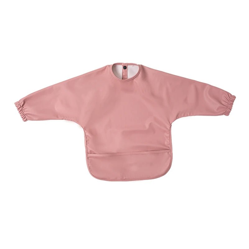 Waterproof Newborn Baby Bibs Children's Painting Smock Bib with Long Sleeves for Boys Girls Easy Clean Feeding Apron Baby Stuff by Creative Vault Marketplace