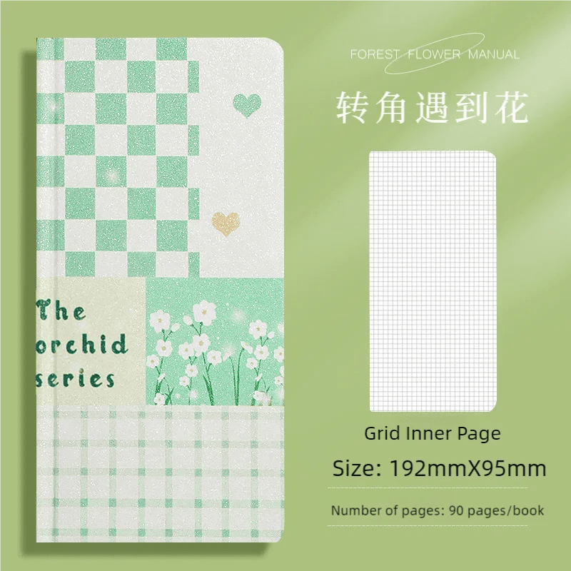 Weekly Planner Journal Notebook ‌Stylish Minimalist Cute Planning Diary Creative Portable Small Grid Notebooks Diary Stationery by Creative Vault Marketplace