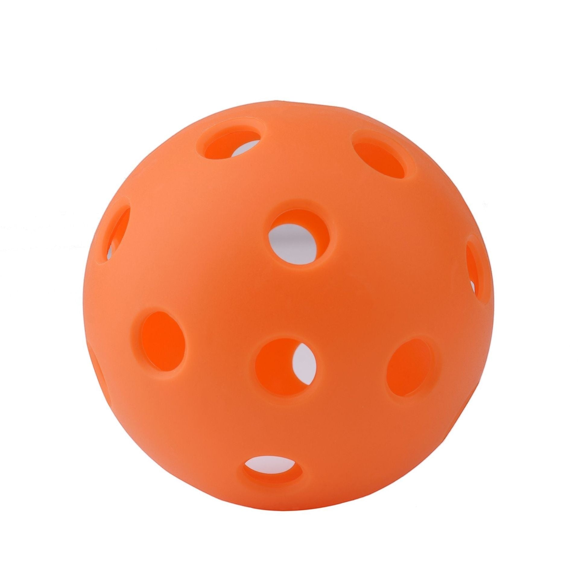 Creative Vault Marketplace orange pickleball with 40 holes for indoor and outdoor play